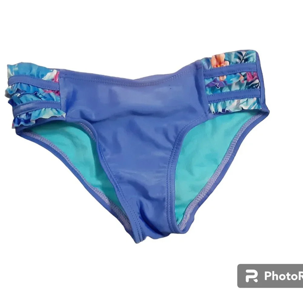 Wonder Nation Youth/Girls Blue Bikini Bottom